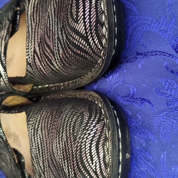 [GUC] Alegria Feliz FEL-345 Purple, Silver, Black Ric-Rac Zebra Print Mary Janes - Picture 13 of 16